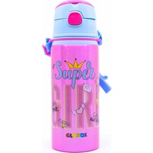 Globox Alüminyum Matara 600 ml 3660 - Super Girl