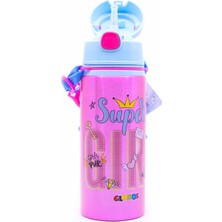 Globox Alüminyum Matara 600 ml 3660 - Super Girl