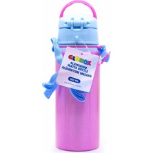 Globox Alüminyum Matara 600 ml 3660 - Super Girl