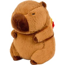 Burake Capybara Doldurulmuş Oyuncak Çantalı Şkinler Aile Çocuklar Için Gerçekçi 45CM (Yurt Dışından)