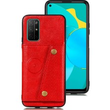 Manyi Mall Samsung Galaxy M52 5g Buit Için Cüzdan Kılıf Demir Cüzdan Kılıf Kickstand (Yurt Dışından)