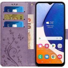 Manyi Mall Samsung Galaxy M14 5g Bilek Kayışı Pu Deri Kart Tutucu Için Filp Durumda (Yurt Dışından)