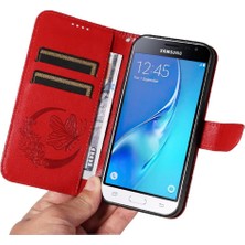 Manyi Mall Kredi Kartı Yuvası Ayrılabilir El ile Samsung Galaxy J3 2016 Için Flip Case (Yurt Dışından)