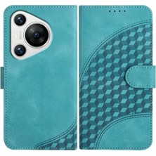 Manyi Mall Huawei Pura 70 Pro Için Flip Case Pu Deri Kapak Çevirin Darbeye Deri (Yurt Dışından)