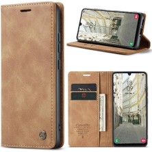 Manyi Mall Samsung Galaxy A34 5g Için Flip Case Vintage Pu Deri Cüzdan Kılıf Kartı (Yurt Dışından)