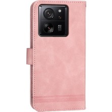 Manyi Mall Xiaomi 13T Premium Kart Yuvaları Için Flip Case Bileklik Manyetik Kapatma (Yurt Dışından)