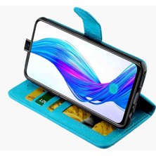 Manyi Mall Realme x Kickstand Kart Tutucu Pu Deri Darbeye Dayanıklı Için Flip Case (Yurt Dışından)