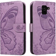 Manyi Mall Samsung Galaxy J6 2018 Için Flip Case Ayrılabilir El Kayışı Kabartmalı Yüksek (Yurt Dışından)