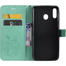 Manyi Mall Samsung Galaxy M20 Flip Kickstand Darbeye Kapak Manyetik Kapak (Yurt Dışından)