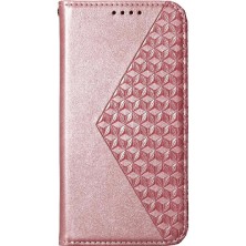 Manyi Mall Samsung Galaxy Flip Eşkenar Dörtgen Şekli El Kayışı Cüzdan Günlük Kullanım Için Flip Case (Yurt Dışından)