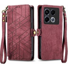 Manyi Mall Infinix Not 40 Cüzdan Için Flip Case Basit Iş Kapak Kapak Darbeye (Yurt Dışından)