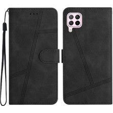 Manyi Mall Huawei P40 Lite Için Flip Case Cüzdan Pu Deri Flip Folio Tam Koruma (Yurt Dışından)