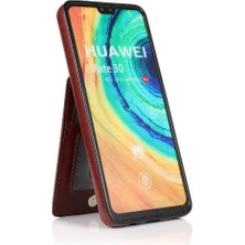 Manyi Mall Huawei Mate 30 Manyetik Toka Kickstand Kart Tutucu ile Uyumlu (Yurt Dışından)