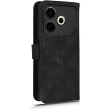 Manyi Mall Tecno Pova 6 Neo Pu Deri Yan Toka Cüzdan Kart Yuvaları Için Flip Case (Yurt Dışından)