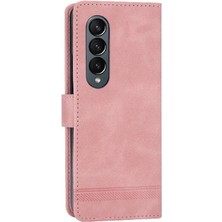 Manyi Mall Samsung Galaxy Z Için Flip Case Fold 3 Kart Yuvaları Nakit Cep Prim (Yurt Dışından)