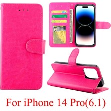 Manyi Mall IPhone 14 Için Flip Case Pro Kickstand Kart Tutucu Pu Deri Manyetik (Yurt Dışından)