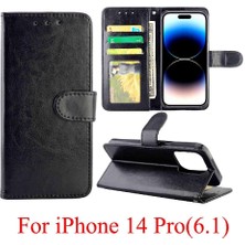 Manyi Mall IPhone 14 Için Flip Case Pro Kickstand Kart Tutucu Pu Deri Manyetik (Yurt Dışından)