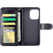 Manyi Mall IPhone 14 Için Flip Case Pro Kickstand Kart Tutucu Pu Deri Manyetik (Yurt Dışından)