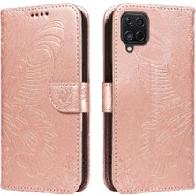 Manyi Mall Samsung Galaxy A12 5g Için Flip Case Kredi Kartı ile Ayrılabilir El Kayışı (Yurt Dışından)