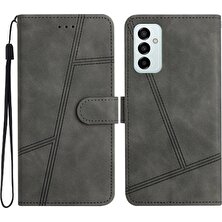 Manyi Mall Samsung Galaxy M23 5g Flip Case Için Folio Bilek Kayışı Kart Yuvaları Pu (Yurt Dışından)