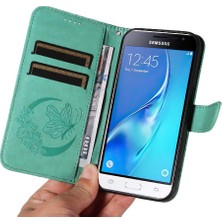 Manyi Mall Kredi Kartı Yuvası Ayrılabilir El ile Samsung Galaxy J3 2016 Için Flip Case (Yurt Dışından)