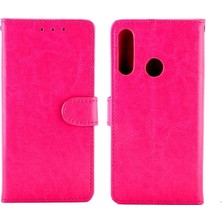 Manyi Mall Huawei Y6P Kickstand Pu Deri Darbeye Dayanıklı Kart Tutucu Için Flip Case (Yurt Dışından)