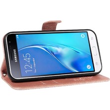 Manyi Mall Kredi Kartı Yuvası Ayrılabilir El ile Samsung Galaxy J3 2016 Için Flip Case (Yurt Dışından)