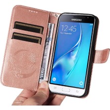 Manyi Mall Kredi Kartı Yuvası Ayrılabilir El ile Samsung Galaxy J3 2016 Için Flip Case (Yurt Dışından)