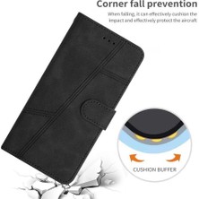 Manyi Mall Samsung Galaxy A22 5g Için Flip Case Kart Yuvaları Tutucu Manyetik Bilek Kayışı (Yurt Dışından)