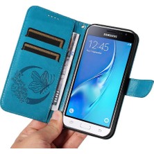 Manyi Mall Kredi Kartı Yuvası Ayrılabilir El ile Samsung Galaxy J3 2016 Için Flip Case (Yurt Dışından)