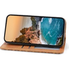 Manyi Mall Xiaomi 14 Günlük Kullanım Için Flip Case Eşkenar Dörtgen Şekli El Kayışı Standı Cüzdan (Yurt Dışından)