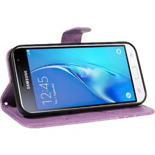 Manyi Mall Kredi Kartı Yuvası Ayrılabilir El ile Samsung Galaxy J3 2016 Için Flip Case (Yurt Dışından)