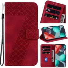 Colorful Shop Tecno Camon 30 Pro Pu Deri Kabartmalı Desen Cüzdan Kartı Için Telefon Kılıfı (Yurt Dışından)