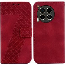 Colorful Shop Tecno Camon Için Telefon Kılıfı 30 4g/5g Cüzdan Kart Yuvası Fonksiyonu Flip Folio (Yurt Dışından)