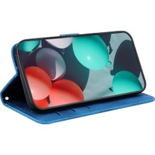 Colorful Shop Realme C63 Kabartmalı Desen Kart Yuvası Fonksiyonu Için Telefon Kılıfı Flip Folio (Yurt Dışından)