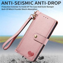 Colorful Shop Huawei Pura 70 Pro Için Flip Case Darbeye Aşk Cüzdan Fermuar Deri (Yurt Dışından)