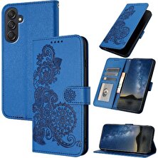 Colorful Shop Kart ile Samsung Galaxy M55 Pu Deri Manyetik Kapatma Için Flip Case (Yurt Dışından)