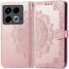 Colorful Shop Infinix Not 40 Flip Kapak Kılıf Için Flip Case Zarif Desen (Yurt Dışından)