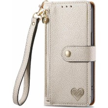 Colorful Shop Huawei Pura 70 Pro Için Flip Case Darbeye Aşk Cüzdan Fermuar Deri (Yurt Dışından)