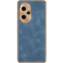 VShop Honor 100 Pro Için Elektrokaplama Kuzu Derisi Telefon Kılıfı (Yurt Dışından)