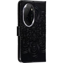 VShop Honor 100 Pro Için Mandala Pu Kılıf (Yurt Dışından)