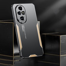 VShop Honor 200 Pro Için Tpu Hibrit Metal Telefon Kılıfı (Yurt Dışından)