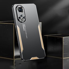 VShop Honor 50 Pro Için Tpu Hibrit Metal Telefon Kılıfı (Yurt Dışından)