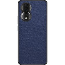 VShop Honor 80 Için Çapraz Doku Pu Telefon Kılıfı (Yurt Dışından)