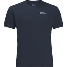 Jack Wolfskin Delgami S/S M Erkek Lacivert T-Shirt