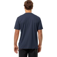 Jack Wolfskin Delgami S/S M Erkek Lacivert T-Shirt