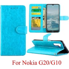 YH Mall Nokia G20 Için Flip CASE/G10 Darbeye Kart Tutucu Kickstand Pu Deri (Yurt Dışından)