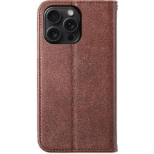 YH Mall IPhone 15 Için Flip Case Pro Max El Kayışı Standı Günlük Kullanım Eşkenar Dörtgen Şekli (Yurt Dışından)