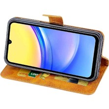 YH Mall Samsung Galaxy A15 Için Filp Durumda 4g/5g Kickstand Pu Deri Manyetik Tam (Yurt Dışından)