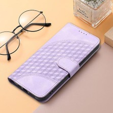 YH Mall IPhone 16 Için Flip Case Pu Deri Kapak Çevirin Geometrik Desen Flip Case (Yurt Dışından)